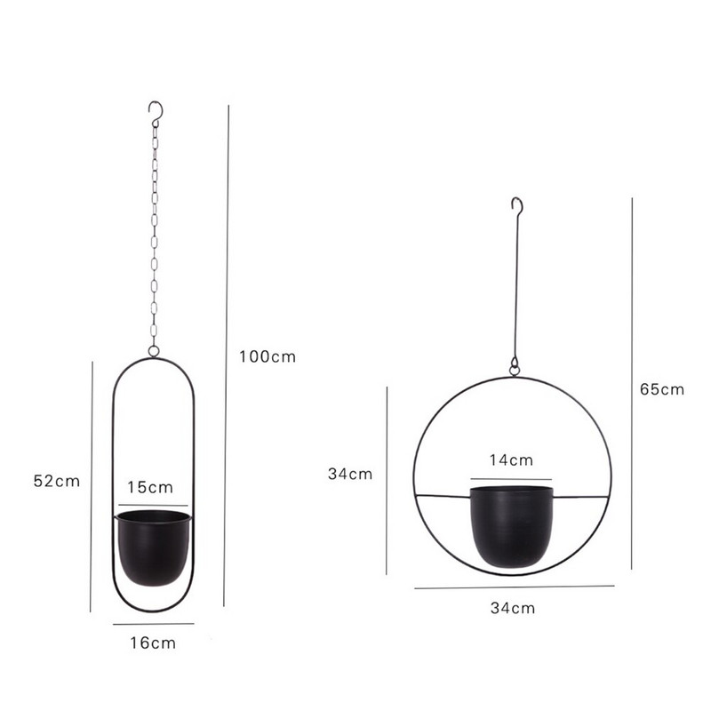 Umeraș pentru ghivece de flori Umeraș pentru plante din metal Suspensie pentru plante Suport pentru plante suspendate pentru ghiveci pentru flori Materiale de grădină Coș de metal pentru flori