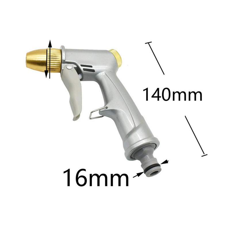 Sodo vandens purškimo pistoletas plovimo automobilio vandens pistoletas Reguliuojamas laistymas Purkštukas Purkštukas Laistymas Gėlių valymo įrankis 1vnt