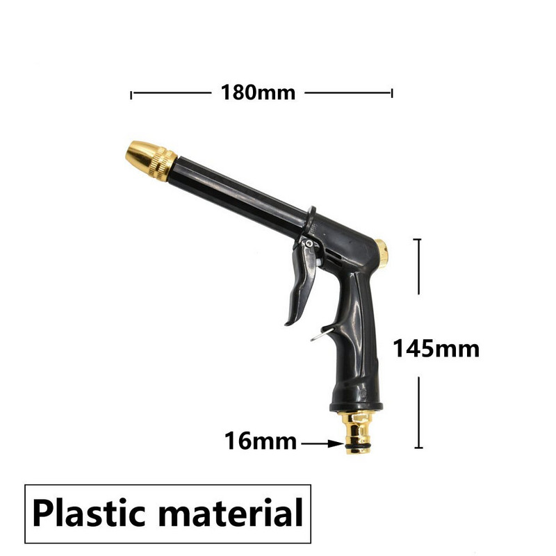 Sodo vandens purškimo pistoletas plovimo automobilio vandens pistoletas Reguliuojamas laistymas Purkštukas Purkštukas Laistymas Gėlių valymo įrankis 1vnt