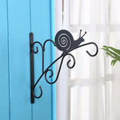 Fém növény virágcserép kosár tartó függesztő akasztó falra akasztó kampó kerti erkély terasz dekorációs kellékek