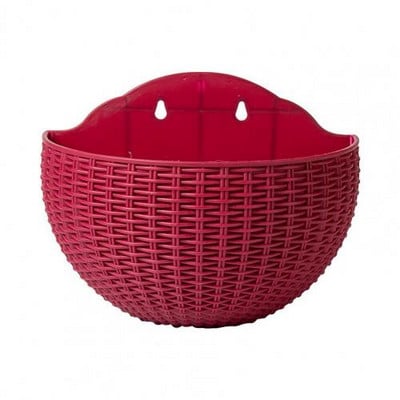 Függő kosár ültető Kerti cserép műanyag virágkosár falra függesztett virágcserép Kerti növények Virág függő virágtartó kosár