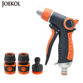 Öntözőpisztoly kerti tömlő fúvóka Állítható vízpisztoly Gyep öntöző autómosó nagynyomású permetező