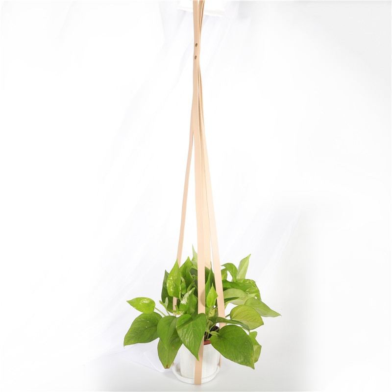 Coș suspendat pentru curte, balcon, curte, piele artificială, acasă, pentru plante, pentru interior, în aer liber, portabil