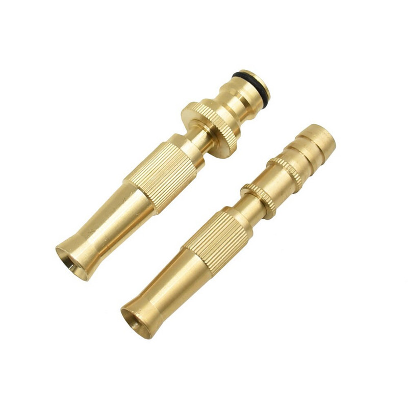 Pistol de apă tip injecție directă cu debit variabil de înaltă presiune din alamă 16mm îmbinare mamelon 1/2" furtun irigare duză de spălat auto 1buc