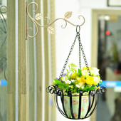 Seinale kinnitatav rauast korv konks riidepuu Taim Lillepoti riputusklamber Metallist alus Seinakaunistuse kukutamine