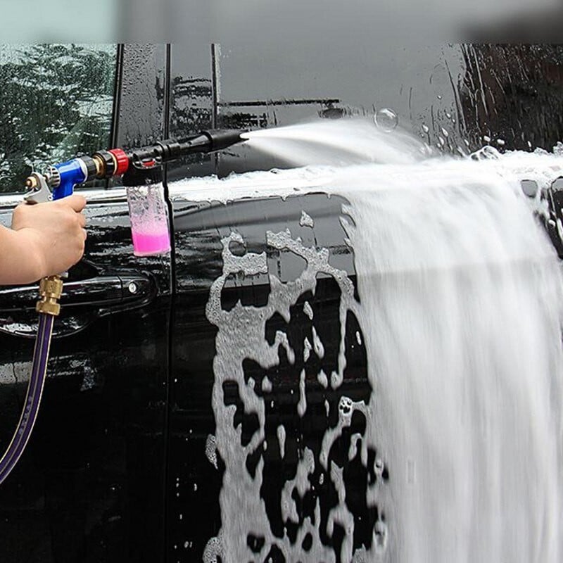 Nuimamas aukšto slėgio vandens purškimo pistoletas automobilių plovimo putų puodas sodo žarnos antgalis vandens srove valymo įrankis sodo laistymui laistymas