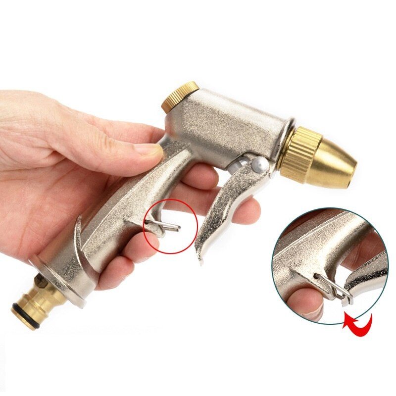 Pistol de apă de înaltă presiune din metal pentru spălătorie auto de uz casnic Duză pentru pistol de apă pentru irigare de grădină