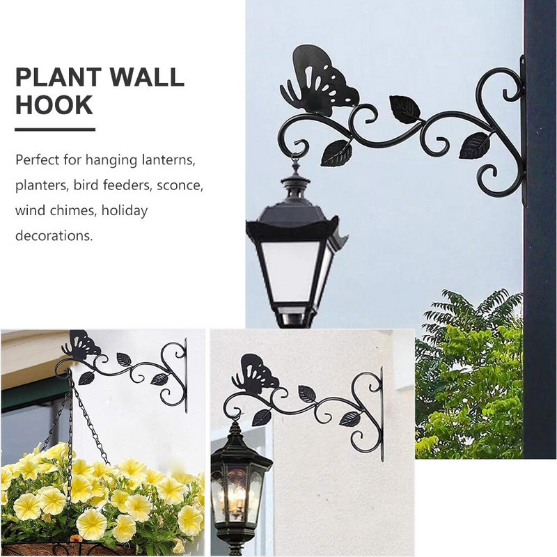 Pakabos kabliukas Pakabinamas sieninis laikiklis Sodinamosios gėlių kabliukai Lauko stovas vazonas Geležinis žibintas Pakabos Laikikliai Krepšelis Krepšeliai Vėjas