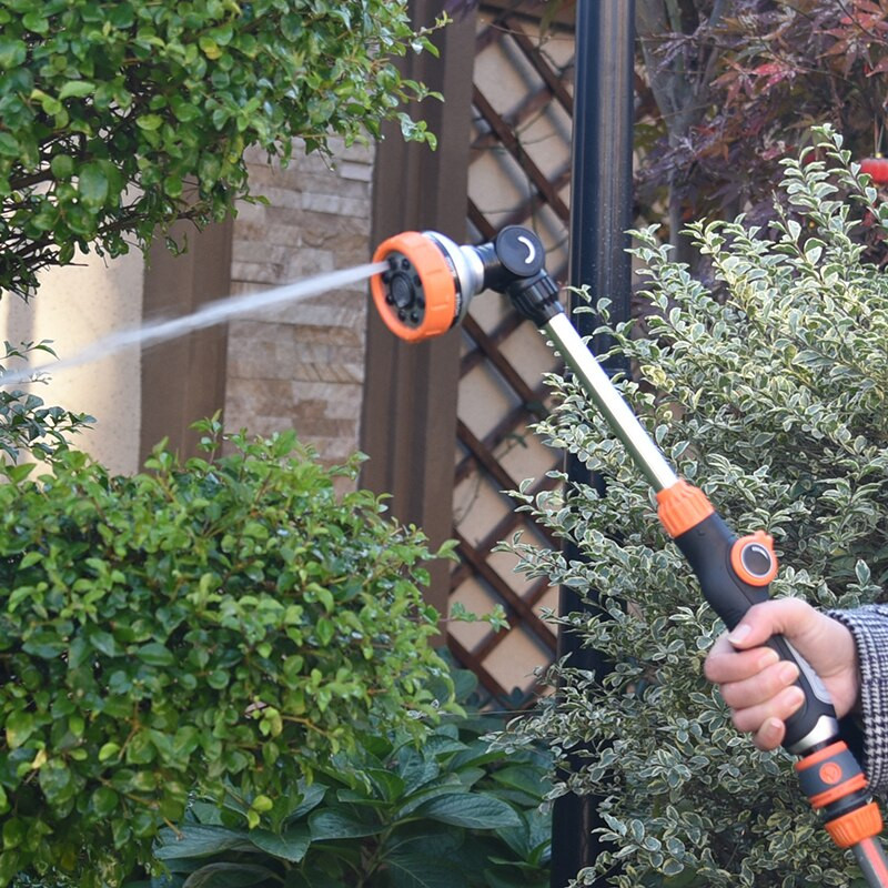 Duză pentru furtun de grădină, multifuncțională, rezistentă, reglabilă, control ușor al apei pentru udarea în aer liber, duză pentru pistol de apă pentru grădinărit