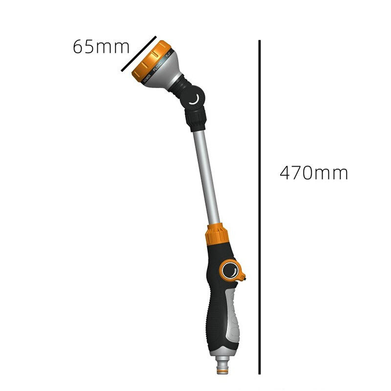 Duză pentru furtun de grădină, multifuncțională, rezistentă, reglabilă, control ușor al apei pentru udarea în aer liber, duză pentru pistol de apă pentru grădinărit