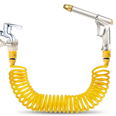 Aukščiausios kokybės sodo vandens žarna, savaime susisukanti atatranka, ištraukiama spiralė