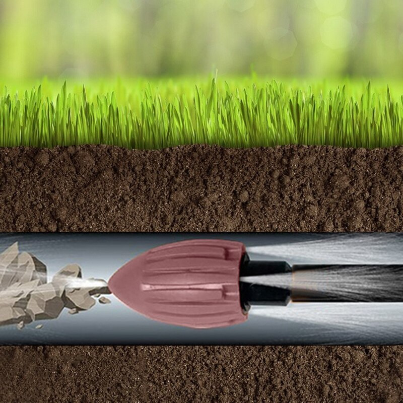 Otthoni csatorna nagynyomású mosó fúvóka tiszta tető vízelvezető cső öblítő kerti tömlőhöz Víz rakéta lefolyócső tisztító víz fúvóka