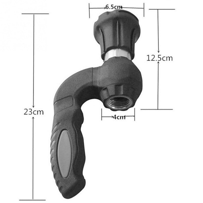 Mighty Power Hose Blaster Fireman fúvóka Gyepkert Szuper Erős Otthoni Eredeti Autómosás a BulbHead Wash által Víz a pázsit