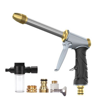 Dropship Pistol de apă Furtun de apă de grădină Pistol de pulverizare din alamă Mașină de spălat sub presiune Duză cu jet Hidrolavadora Aspersor cu spumă Curățare auto