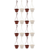 Висяща саксия Саксия за цветя Кошница Саксийни растения с държачи Парапет Детска стая Ограда за билки Контейнер Декоративна орхидея на открито