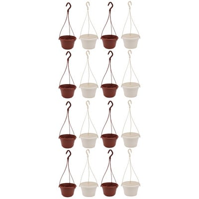 Висяща саксия Саксия за цветя Кошница Саксийни растения с държачи Парапет Детска стая Ограда за билки Контейнер Декоративна орхидея на открито