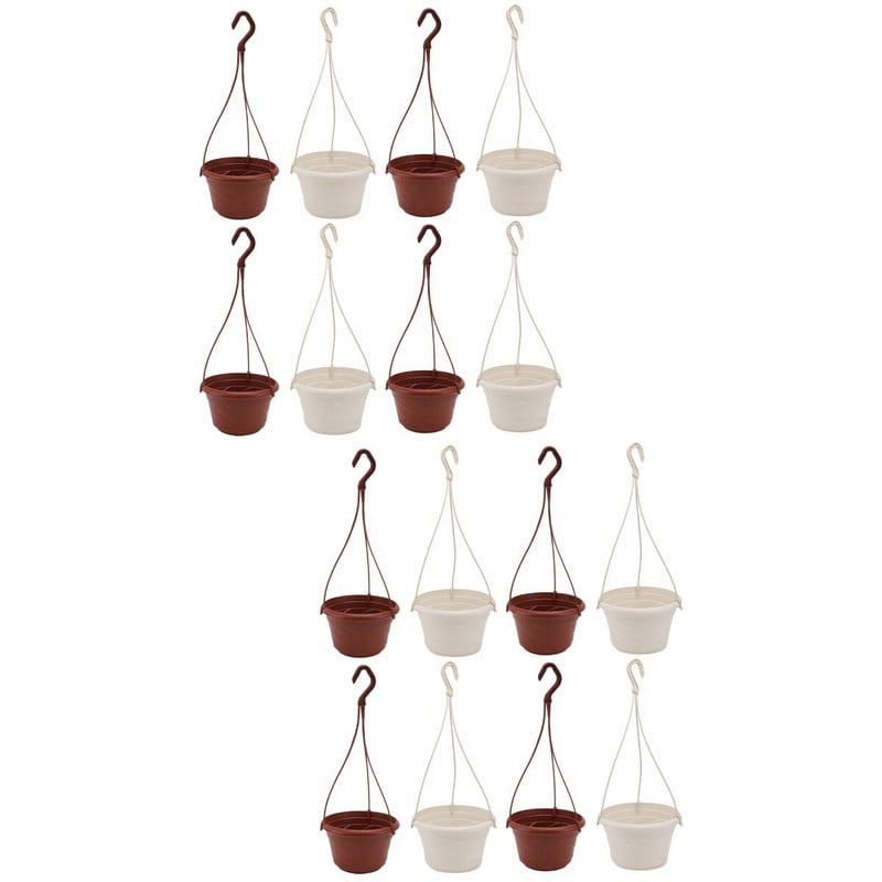 Висяща саксия Саксия за цветя Кошница Саксийни растения с държачи Парапет Детска стая Ограда за билки Контейнер Декоративна орхидея на открито