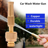 Pihustusotsik messingist kõrgsurve autopesuri veepüstol Reguleeritava rõhuga pritsotsik Koduvoolik Kiirühendus aiavihmut