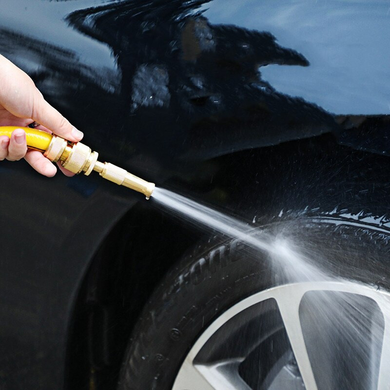 Pihustusotsik messingist kõrgsurve autopesuri veepüstol Reguleeritava rõhuga pritsotsik Koduvoolik Kiirühendus aiavihmut