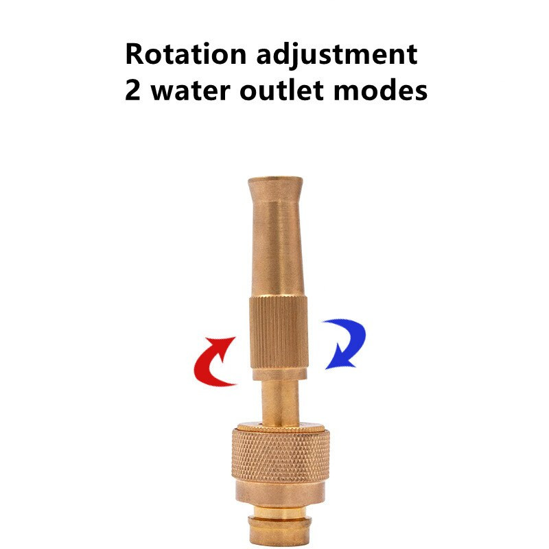 Pihustusotsik messingist kõrgsurve autopesuri veepüstol Reguleeritava rõhuga pritsotsik Koduvoolik Kiirühendus aiavihmut