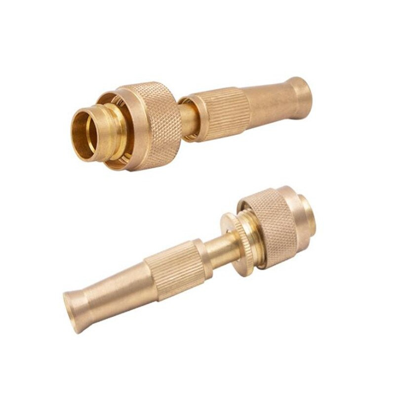 Pihustusotsik messingist kõrgsurve autopesuri veepüstol Reguleeritava rõhuga pritsotsik Koduvoolik Kiirühendus aiavihmut