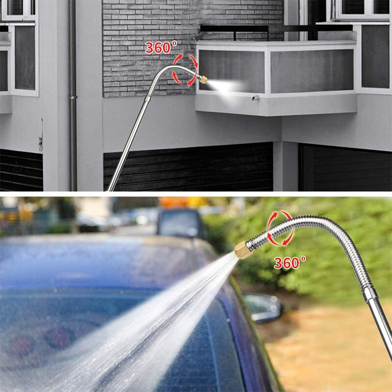 Aukšto slėgio vandens pistoletas Nešiojamas galingas aukšto slėgio plovimo lazdelė Automobilių ploviklis Purškiamas automobilių plovimo įrankis Sodo vandens srovės slėginis ploviklis