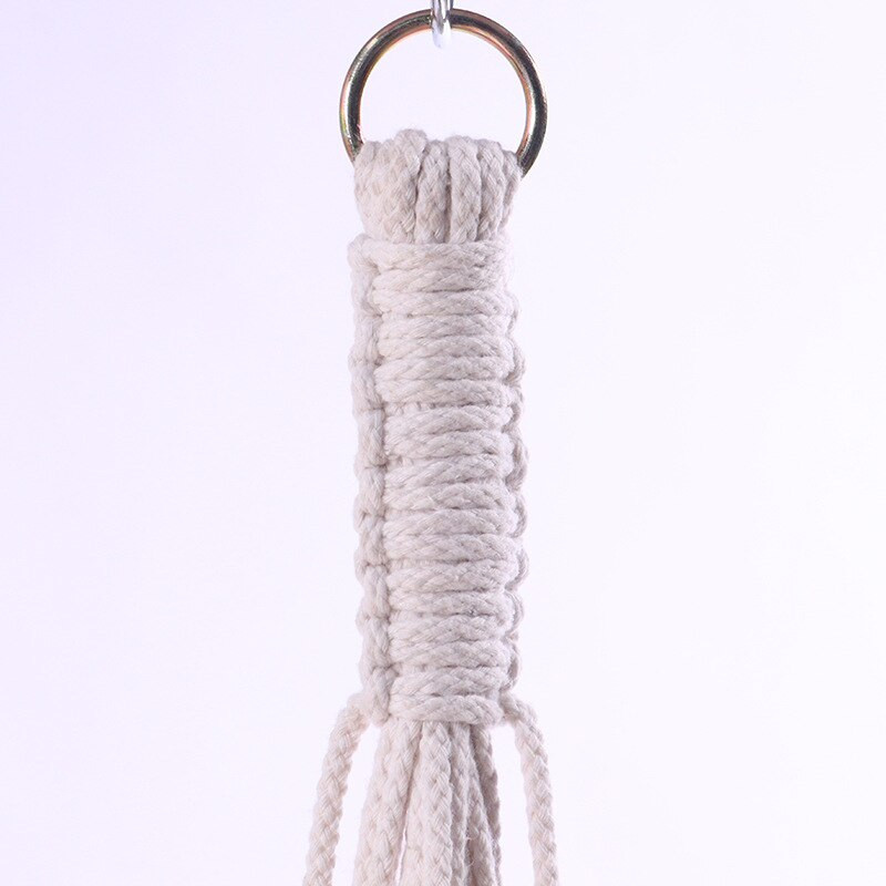 Naujas sienų dekoravimas Countyard sodo reikmenys rankų darbo gėlių/vazonų kabantys krepšeliai Makramė augalų kabykla vazonų laikiklis tinklelis 1vnt.