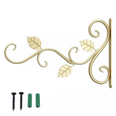 Gėlių lentyna Kompaktiškas dydis Dekoracija Pakabinamas laikiklis Augalų sodo reikmenys Įvairiaspalviai montuojami ant sienos Patogus montavimas juodas