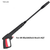 Nagynyomású mosógép autómosó szórópisztoly AR / Black&Deck/ Bosch AQT kerttisztító eszközökhöz és 5/6/8 méteres vízcsőhöz