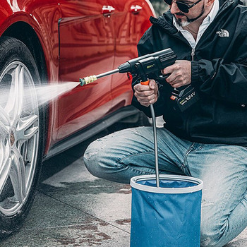 300W 100Bar Ασύρματο Πιστόλι Πλυντηρίου Αυτοκινήτων Υψηλής Πίεσης 30000mAh Γεννήτρια Αφρού Πιστόλι νερού Spray Cleaner Πλυντήριο ρούχων