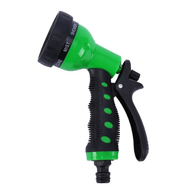 Duză pentru pistol de pulverizare cu apă, cu 8 modele, multifuncțională, pentru spălarea mașinii de grădină, duză pentru furtun, pulverizare de înaltă presiune, reglabilă