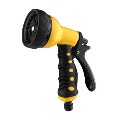 Duză pentru pistol de pulverizare cu apă, cu 8 modele, multifuncțională, pentru spălarea mașinii de grădină, duză pentru furtun, pulverizare de înaltă presiune, reglabilă