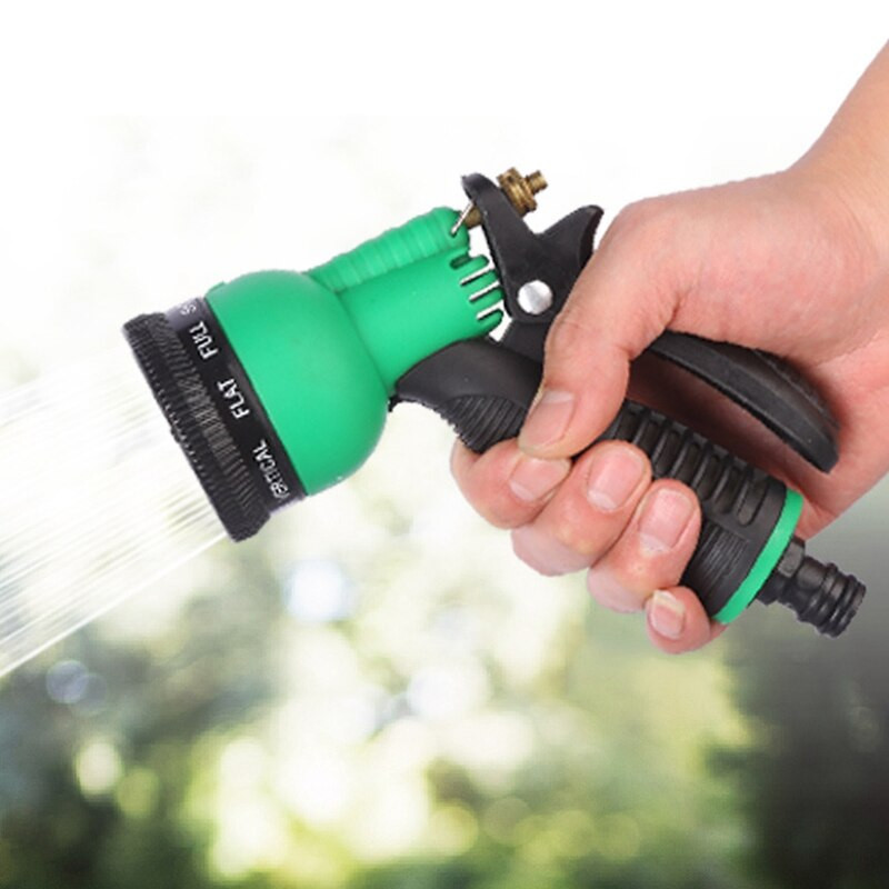 Duză pentru pistol de pulverizare cu apă, cu 8 modele, multifuncțională, pentru spălarea mașinii de grădină, duză pentru furtun, pulverizare de înaltă presiune, reglabilă