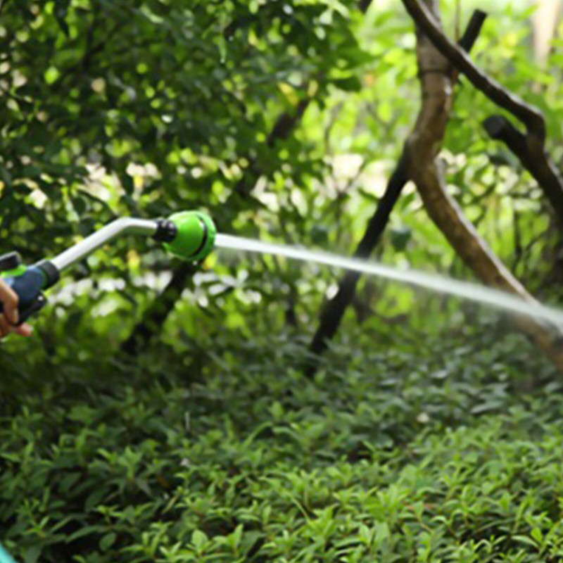 Pistol de apă cu stâlp lung de grădină Pistol de udare lung 8 în 1 Duză pentru furtun Baghetă de pulverizare Plant de irigare de grădină Udare Pistol de apă pentru spălătorie auto