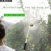 Long Pole Spray öntözőfúvóka Kertészeti Autómosó Többfunkciós Automata Teleszkópos Háztartási Tisztító Gyepkert