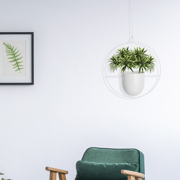 Nordic κρεμαστό μεταλλικό σιδερένιο φυτό Γλάστρες Βάση κήπου Μπαλκόνι χυμώδεις κρεμάστρα τοίχου αιωρούμενο καλάθι Διακόσμηση κρεβατοκάμαρας