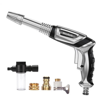 Pistol portabil de apă de înaltă presiune pentru curățarea mașinii de spălat auto, furtun de udare a grădinii, duză, stropitor, accesorii pentru pistol de apă cu spumă