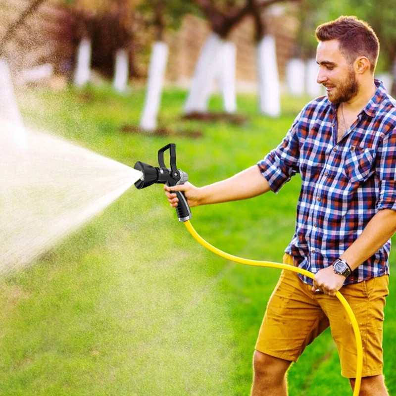 Pistol de pulverizare cu apă de înaltă presiune, duză pentru furtun de udare multifuncțional, pentru curățarea stropitoarelor de grădină, unelte de grădină de acasă