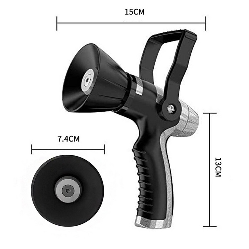 Pistol de pulverizare cu apă de înaltă presiune, duză pentru furtun de udare multifuncțional, pentru curățarea stropitoarelor de grădină, unelte de grădină de acasă