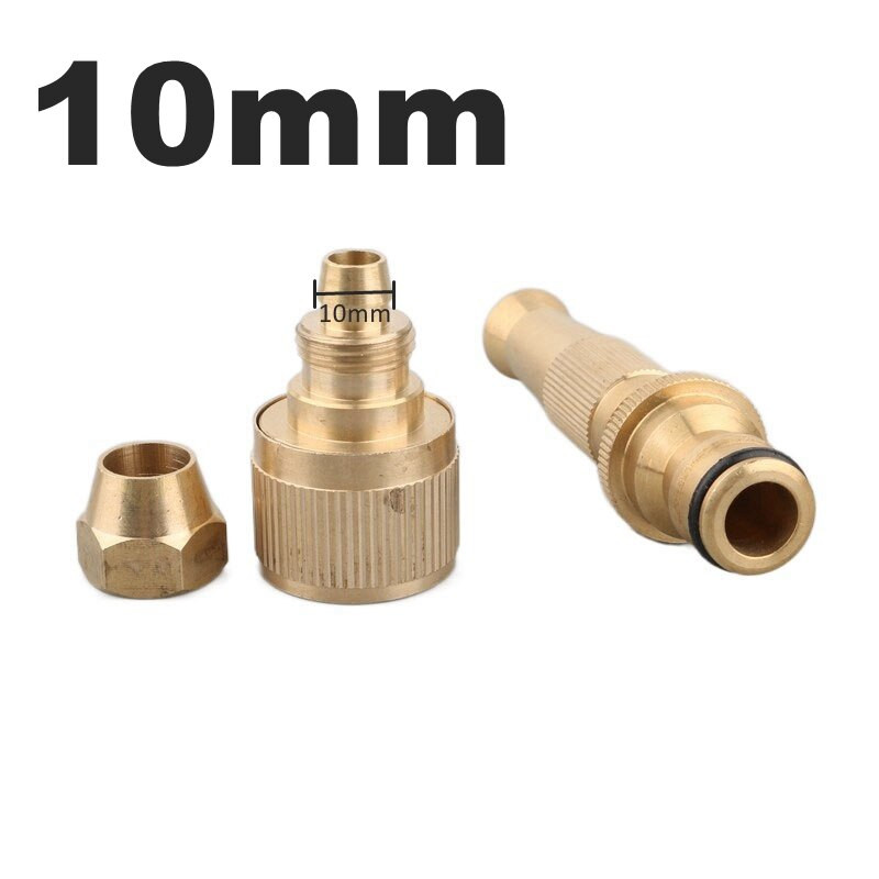 Žalvaris 3/8 1/2 5/8 3/4" aukšto slėgio automobilių plovimo vandens pistoletas su greita jungtimi tiesioginio įpurškimo antgaliu 10 16 19 mm žarnos jungtis