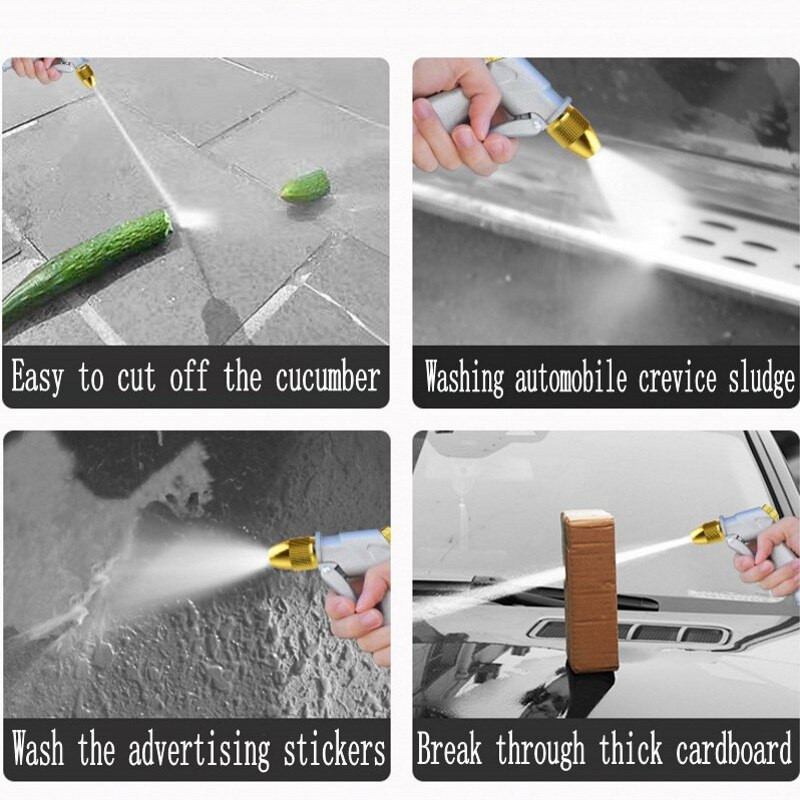 Daugiafunkcinis sodo laistymo purškimo pistoletas Buitinis aukšto slėgio purkštukas, putplasčio automobilių plovimo antgalis Vandens srovės pistoletas Sodo įrankiai