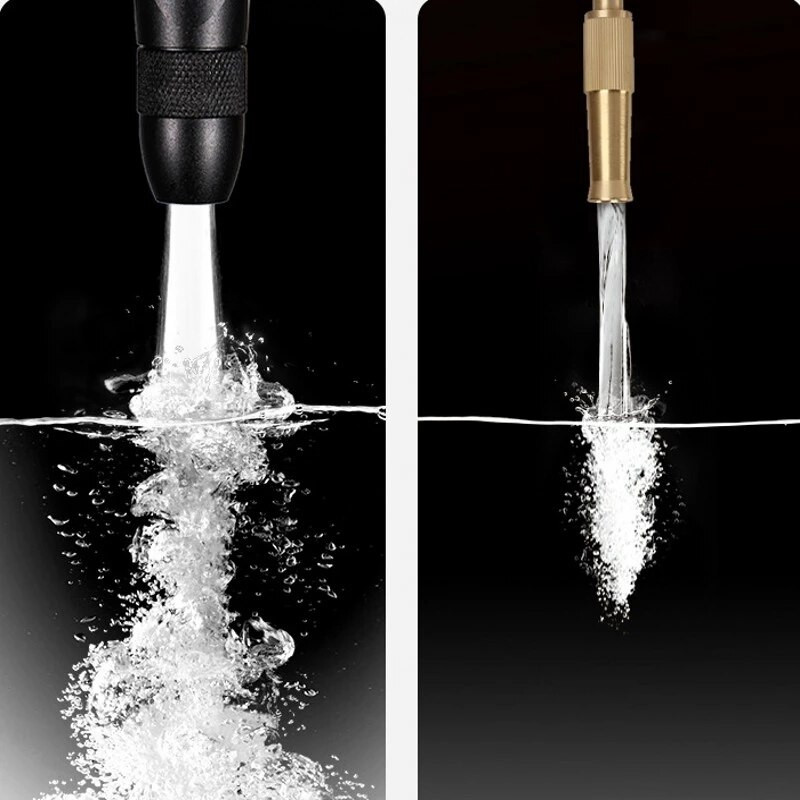 Új frissítés fém kerti vízpisztoly tömlő fúvóka öntözés öntözőszerszám locsoló nagynyomású autómosó spray vízpisztoly csepphajó