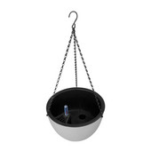 Pakabinamas krepšelio vazonas, plastikinis gėlių vazonas, savaime laistomi augalai, laikiklis kabykla Namų dekoravimui, balta