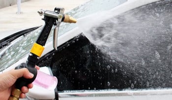 Домакински многофункционален воден пистолет за миене на автомобили 100 ml бутилка за сняг пяна Lance спринклерна пяна маркуч за автомивка дюза водоструен пистолет