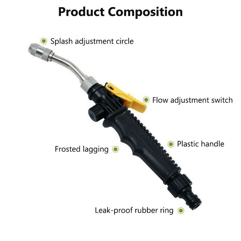 31/56/72 cm vandens pistoletas aukšto slėgio sodo vandens pistoletai žarnos antgalis laistymas automobilių plovimo pistoletas laistymo purkštukas metalinis belaidis purkštuvas