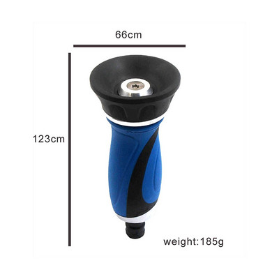 Pistol de pulverizare cu apă de înaltă presiune, duză pentru furtun de grădină, pulverizator de foc, cu debit mare, acasă, spălătorie auto, pistol cu apă pentru udarea grădinii, curățare