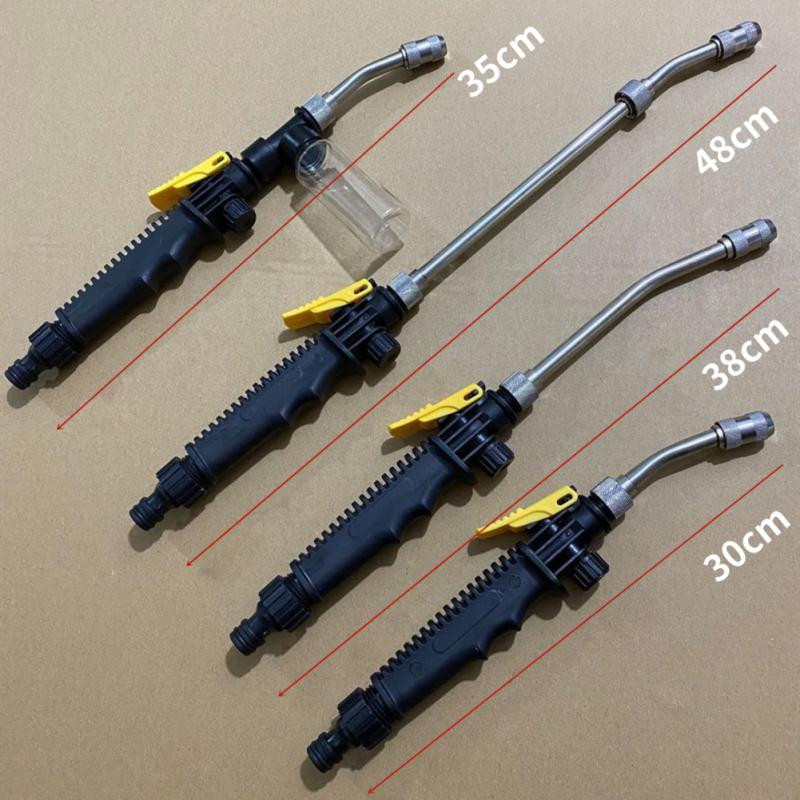 Întreținere spălătorie auto Pistol de apă cu putere de înaltă presiune Jet de apă Mașină de spălat de grădină Furtun Baghetă Duză Pulverizator Instrument de curățare a stropitoarelor