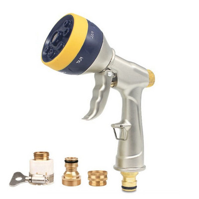 Dropshipping nagynyomású fém vízszóró pisztoly autómosó tömlőfúvóka otthoni kerti öntözőlocsoló vízpisztoly tisztítóeszközök