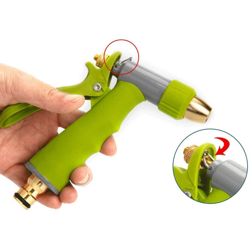Aliaj de aluminiu de uz casnic de înaltă presiune spălătorie auto Duză pistol de apă pentru irigare grădină pulverizator de udare