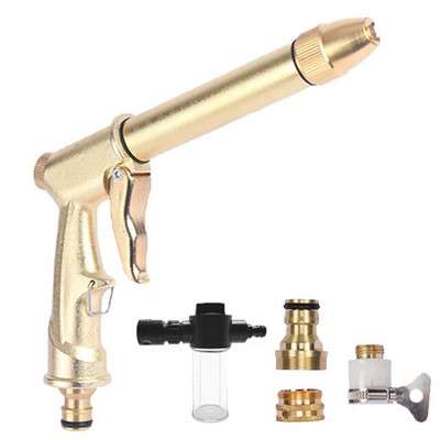 Pistol de pulverizare cu apă Mașină de spălat mașină Duză de înaltă calitate pentru furtun de grădină Aspersor de înaltă presiune Pistol de apă cu spumă Mașină de curățat pentru irigații de grădină